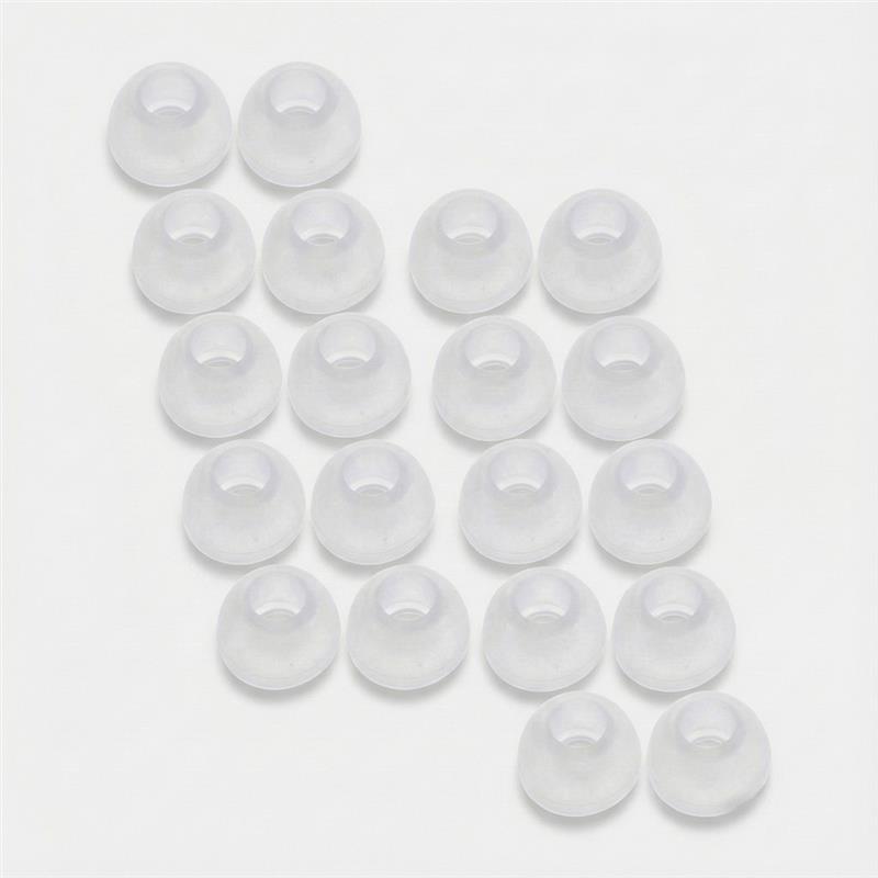 Silicone Replacement Earbud Tips (Clear)